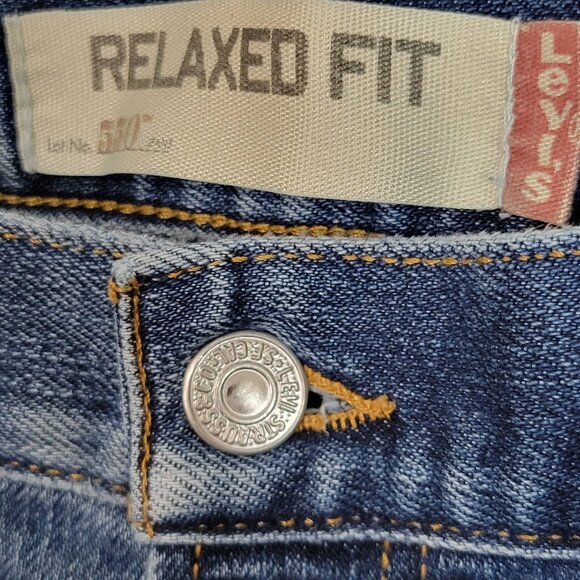 Levis 550 Mens 38x29 Jeans Relaxed Fit Denim Classic Straight Leg Durable Casual - Picture 11 of 14